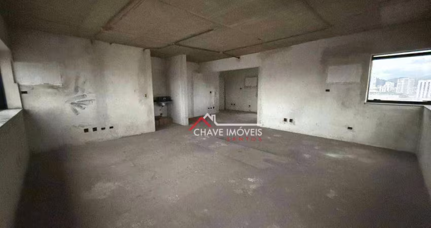 Sala à venda, 65 m² por R$ 366.000,00 - Boqueirão - Santos/SP