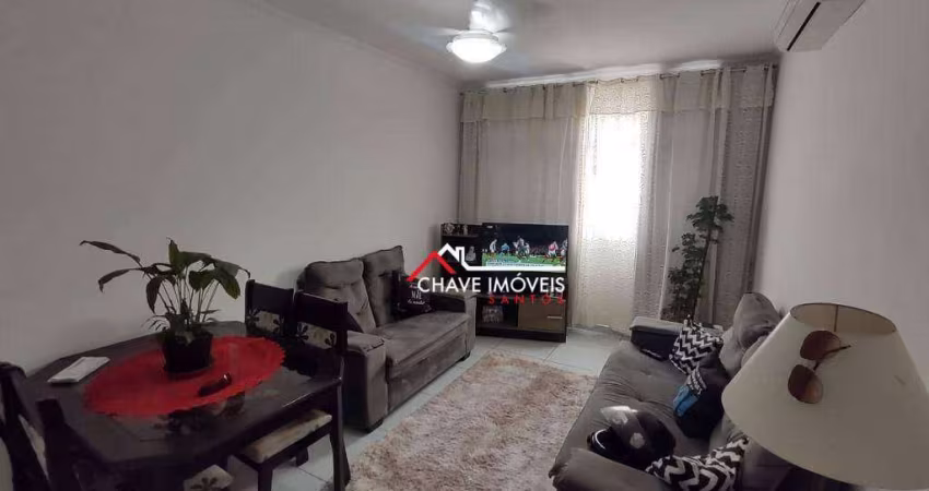 Apartamento com 3 dormitórios à venda, 99 m² por R$ 520.000,00 - Gonzaga - Santos/SP