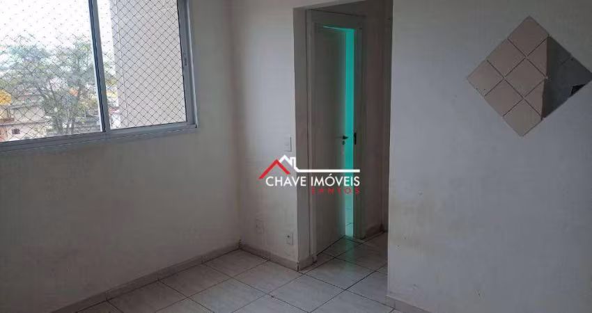 Apartamento com 2 dormitórios à venda, 39 m² por R$ 235.000,00 - Castelo - Santos/SP