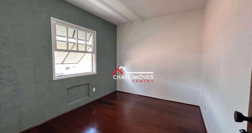 Apartamento com 2 dormitórios para alugar, 77 m² por R$ 3.600,02/mês - Embaré - Santos/SP