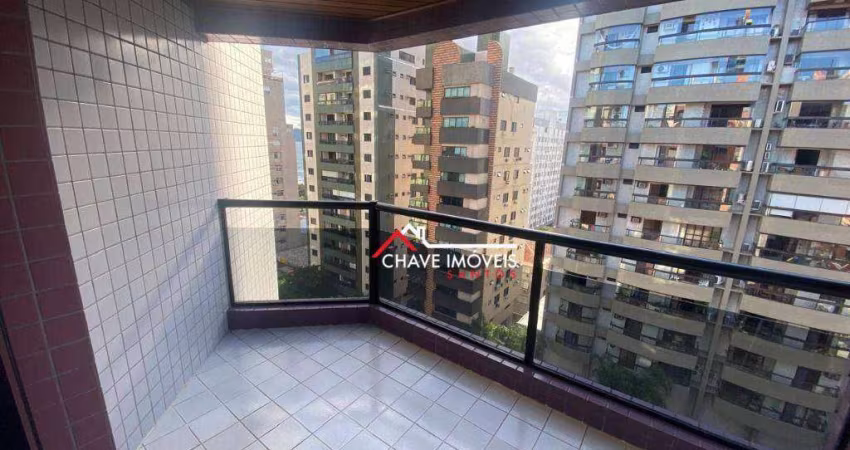Apartamento com 2 dormitórios à venda, 120 m² por R$ 1.400.000,00 - Aparecida - Santos/SP