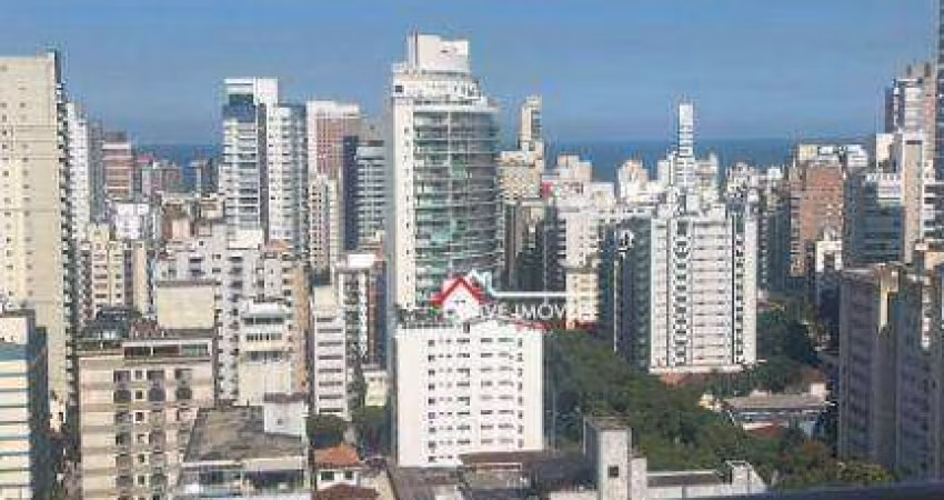 Apartamento com 2 dormitórios para alugar, 92 m² por R$ 6.900,02/mês - Boqueirão - Santos/SP