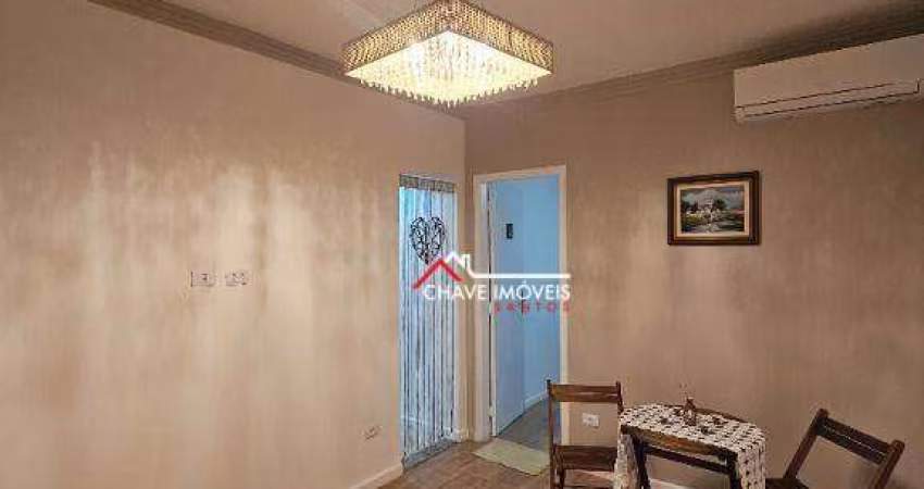 Apartamento com 1 dormitório à venda, 48 m² por R$ 390.000,00 - Gonzaga - Santos/SP