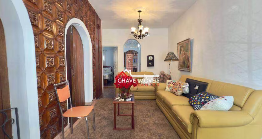 Casa com 5 dormitórios à venda, 276 m² por R$ 3.200.000,00 - Ponta da Praia - Santos/SP