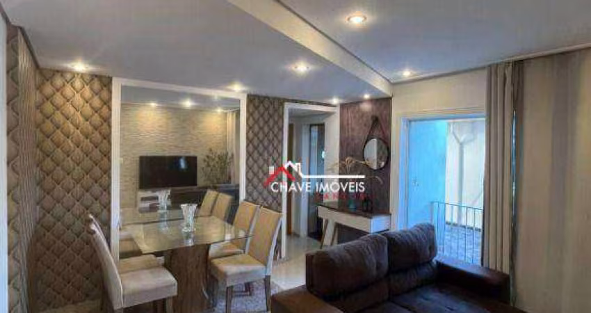 Apartamento com 2 dormitórios à venda, 70 m² por R$ 480.000 - Vila Belmiro - Santos/SP
