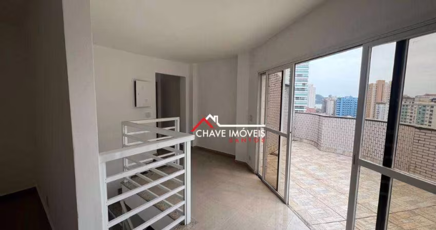 Cobertura com 4 dormitórios à venda, 238 m² por R$ 1.400.000,00 - Ponta da Praia - Santos/SP