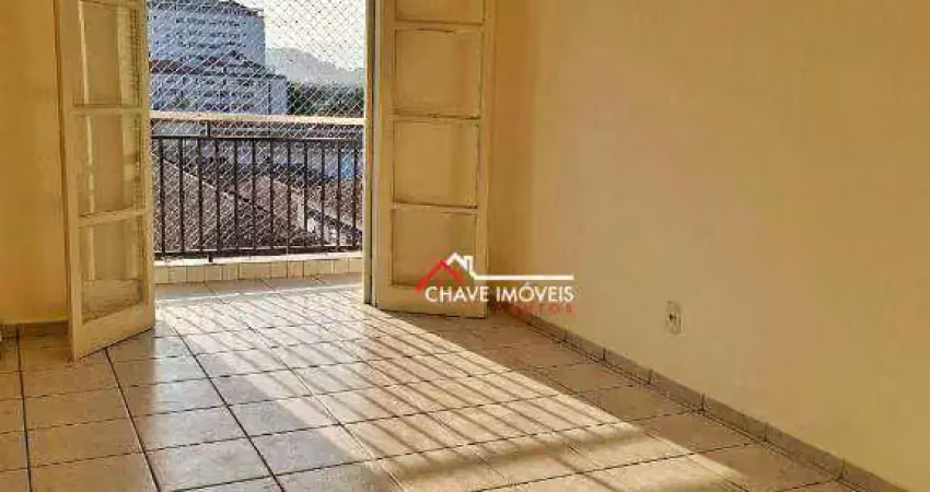 Apartamento com 3 dormitórios para alugar, 145 m² por R$ 4.250,02/mês - Aparecida - Santos/SP