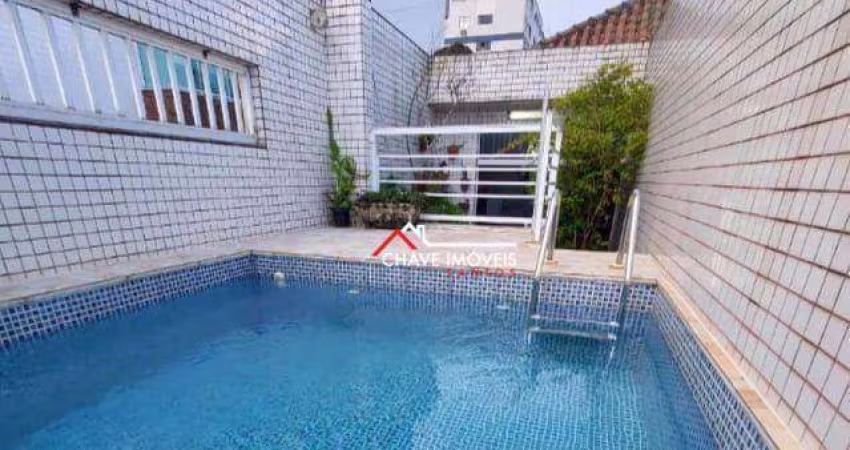 Sobrado com 4 dormitórios à venda, 228 m² por R$ 1.170.000,00 - Embaré - Santos/SP