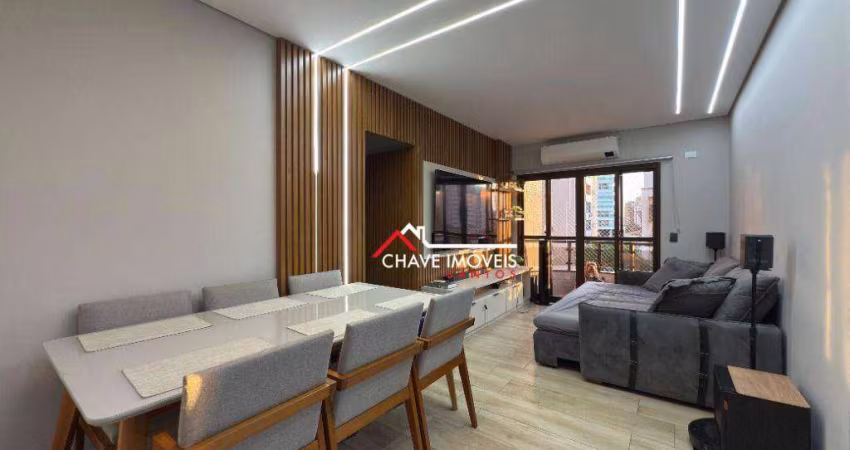 Apartamento com 2 dormitórios à venda, 96 m² por R$ 855.000,00 - Ponta da Praia - Santos/SP