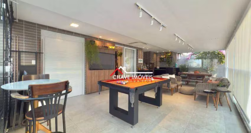 Apartamento Garden com 2 dormitórios à venda, 232 m² por R$ 2.015.000,00 - Embaré - Santos/SP