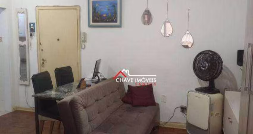 Kitnet com 1 dormitório à venda, 32 m² por R$ 250.000,00 - Boqueirão - Santos/SP