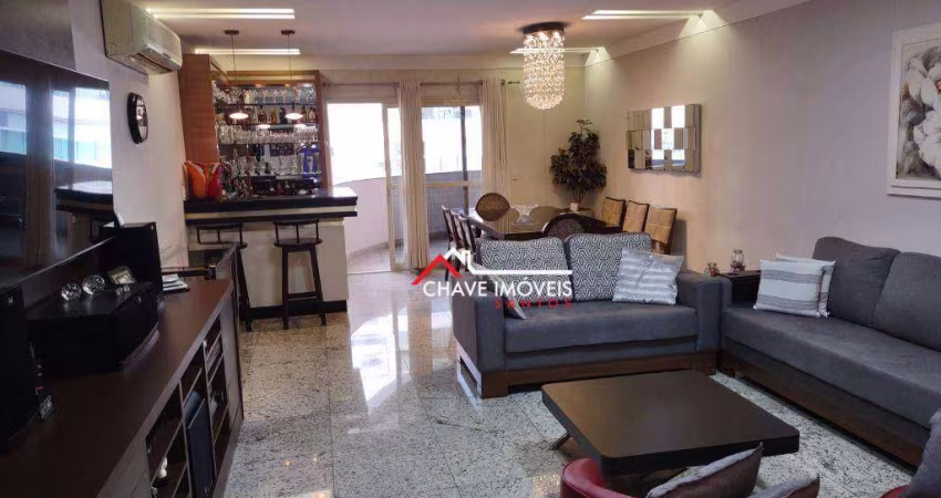 Apartamento com 4 dormitórios à venda, 178 m² por R$ 1.845.000,00 - Gonzaga - Santos/SP