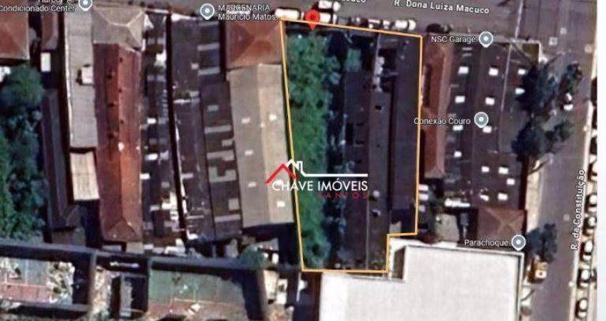 Terreno, 1104 m² - venda por R$ 3.000.000,00 ou aluguel por R$ 25.000,01/mês - Vila Matias - Santos/SP