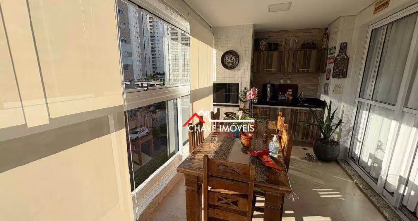 APARTAMENTO COM PORTEIRA FECHADAA VENDA COM 3 DORMITÓRIOS, LAZER COMPLETO, 2 VAGAS DEMARCADAS, NA PONTA DA PRAIA EM SANTOS/SP