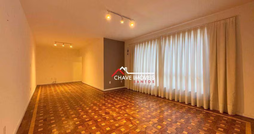 Apartamento com 3 dormitórios à venda, 145 m² por R$ 1.000.000,00 - Ponta da Praia - Santos/SP