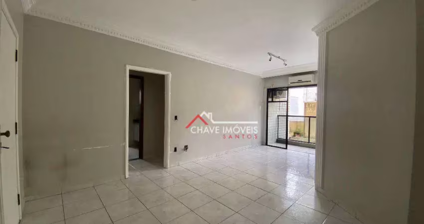 Apartamento com 2 dormitórios, 97 m² - venda por R$ 530.000,00 ou aluguel por R$ 4.500,02/mês - Aparecida - Santos/SP
