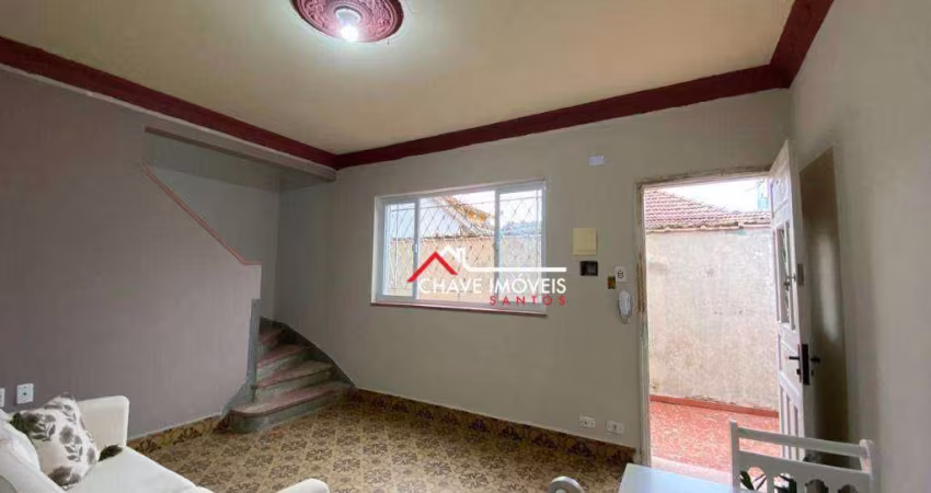 Sobrado à venda, 85 m² por R$ 570.000,00 - Estuário - Santos/SP
