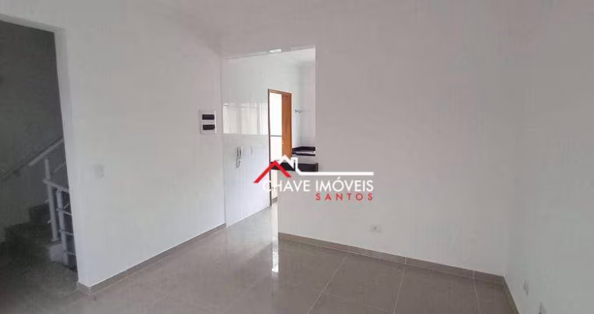 SOBRADO COM 2 SUITES NO BAIRRO DO MARAPÉ EM SANTOS/SP
