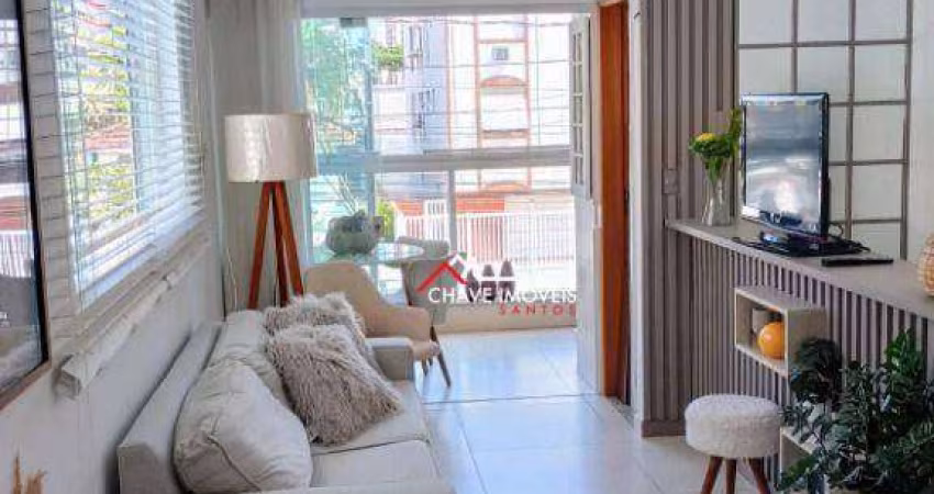 Sobrado com 2 dormitórios à venda, 90 m² por R$ 870.000,00 - Embaré - Santos/SP