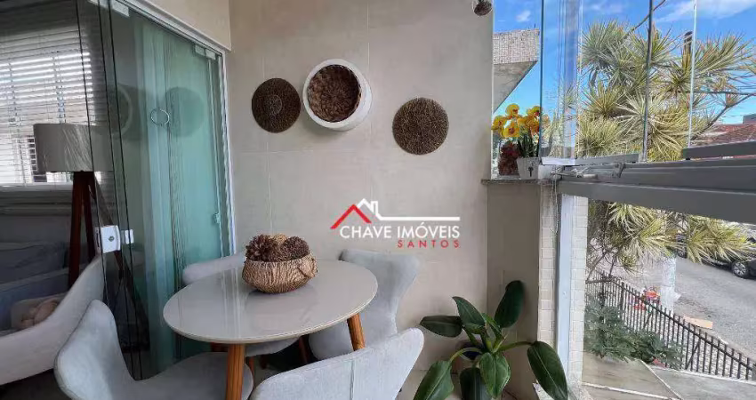 Sobrado com 2 dormitórios à venda, 90 m² por r$ 870.000,00 - embaré - santos/sp