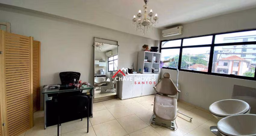 Sala à venda, 49 m² por R$ 234.000,00 - Boqueirão - Santos/SP