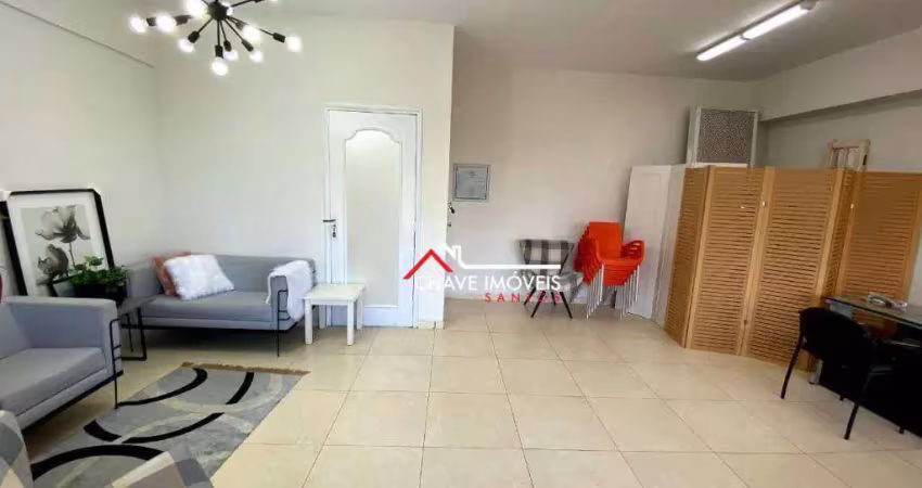 Sala à venda, 49 m² por r$ 234.000,00 - macuco - santos/sp