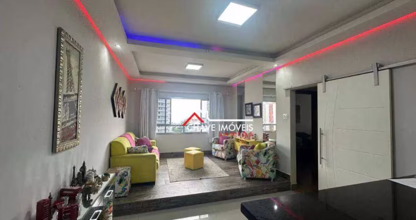 Apartamento com 4 dormitórios à venda, 126 m² por R$ 880.000,00 - Gonzaga - Santos/SP