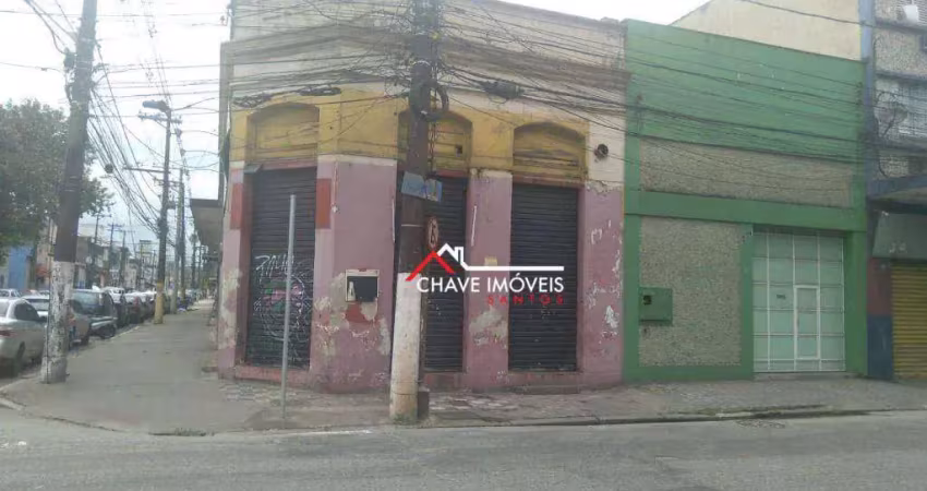 Loja à venda, 80 m² por r$ 320.000,00 - vila nova - santos/sp