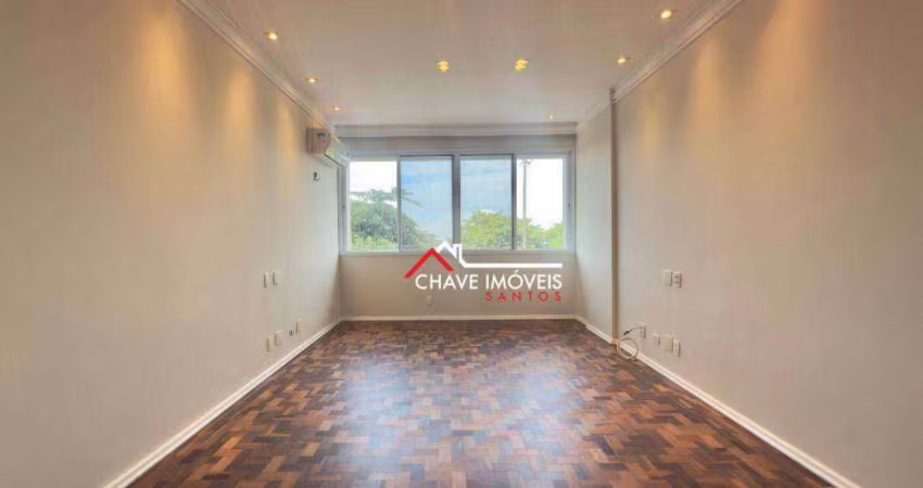 Apartamento com 2 dormitórios para alugar, 100 m² por R$ 4.600,01/mês - Pompéia - Santos/SP