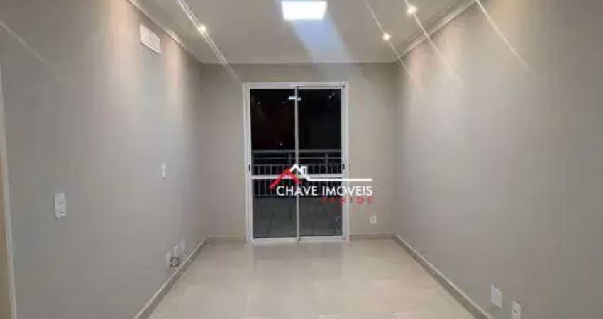 Apartamento com 3 dormitórios para alugar, 84 m² por R$ 5.500,02/mês - Marapé - Santos/SP