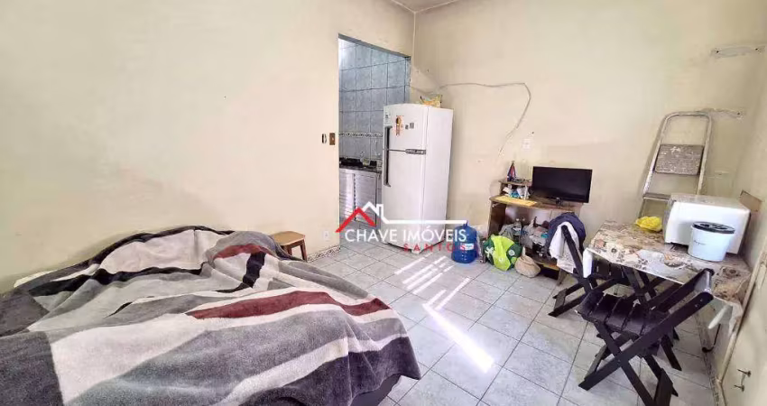 Kitnet com 1 dormitório à venda, 27 m² por R$ 230.000,00 - Embaré - Santos/SP