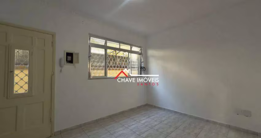 Casa com 2 dormitórios à venda, 75 m² por r$ 430.000,00 - campo grande - santos/sp