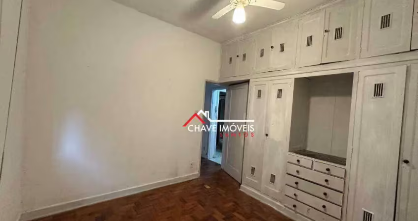 Apartamento com 1 dormitório à venda, 48 m² por r$ 318.000,00 - embaré - santos/sp