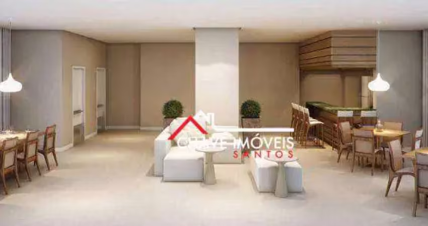 Apartamento com 3 dormitórios à venda, 88 m² por r$ 1.017.760 - campo grande - santos/sp