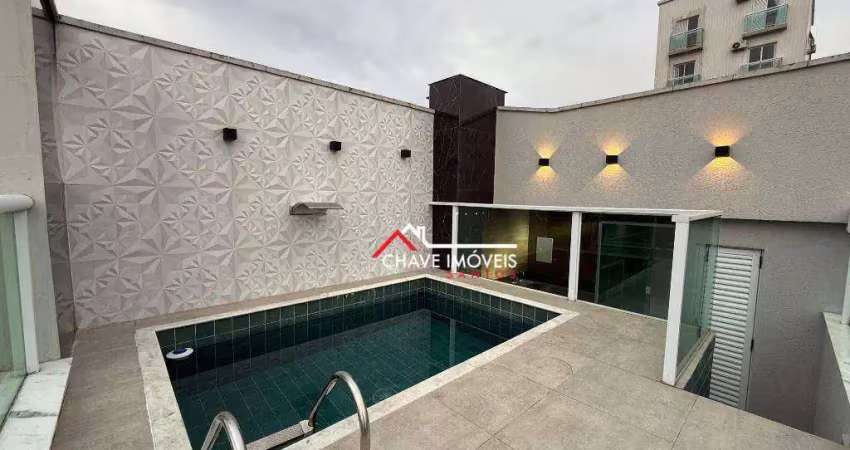 Casa com 3 dormitórios à venda, 172 m² por r$ 1.200.000,00 - boqueirão - santos/sp