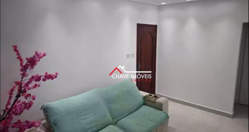 Apartamento com 2 dormitórios à venda, 63 m² por r$ 455.000,00 - boqueirão - santos/sp