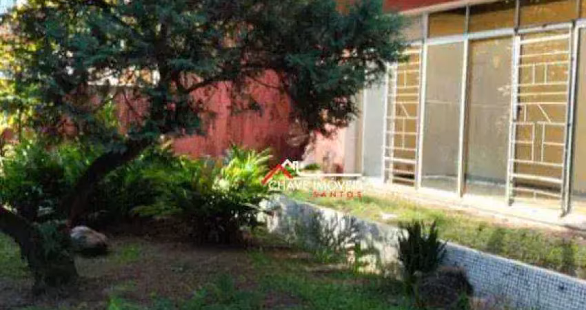 Casa com 5 dormitórios para alugar, 343 m² por r$ 25.162,78/mês - boqueirão - santos/sp