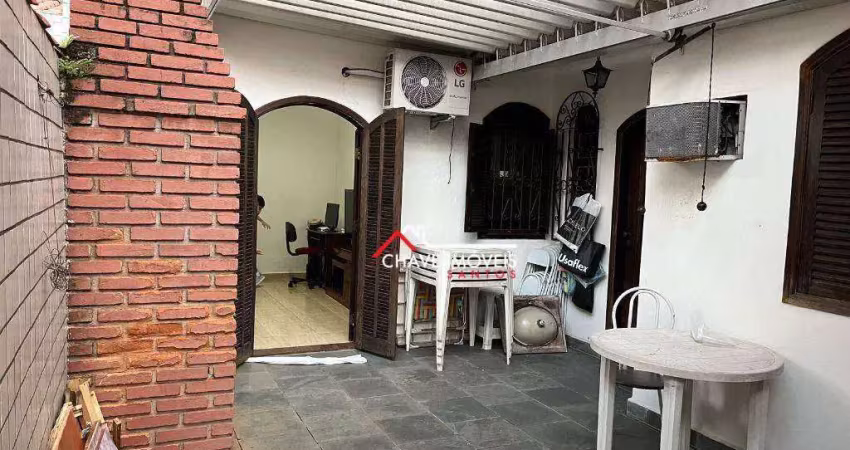 Casa à venda, 167 m² por r$ 960.000,00 - aparecida - santos/sp