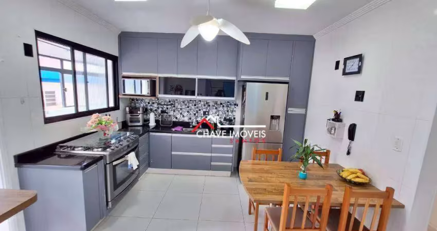 Apartamento com 2 dormitórios à venda, 82 m² por r$ 565.000,00 - campo grande - santos/sp