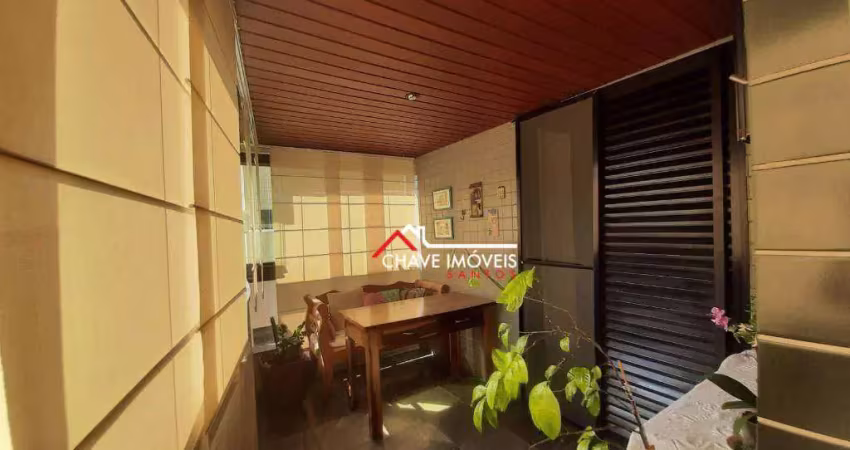 Apartamento à venda, 113 m² por r$ 900.000,00 - pompéia - santos/sp