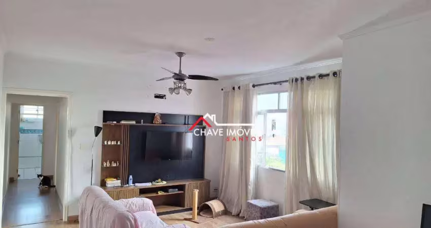 Apartamento à venda, 98 m² por r$ 520.000,00 - embaré - santos/sp
