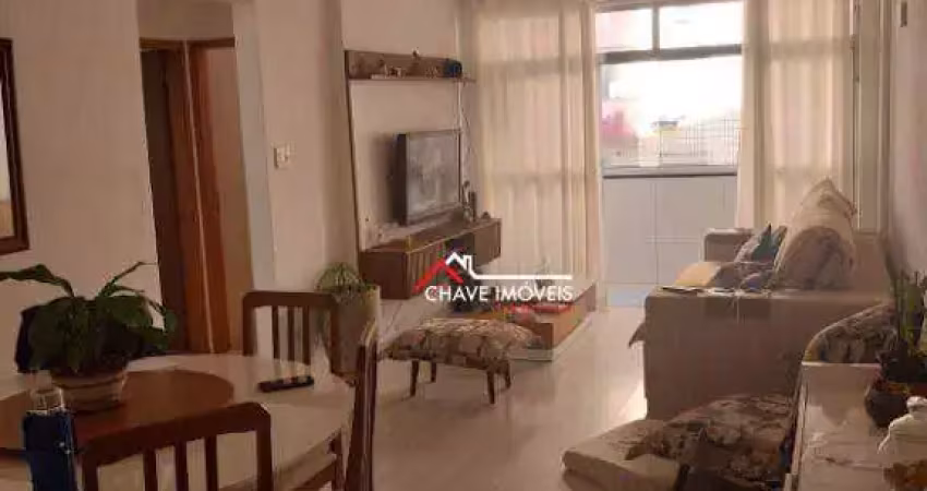 Apartamento com 2 dormitórios à venda, 61 m² por r$ 430.000,00 - josé menino - santos/sp