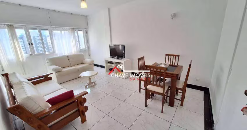 Apartamento com 1 dormitório à venda, 60 m² por r$ 560.000,00 - aparecida - santos/sp
