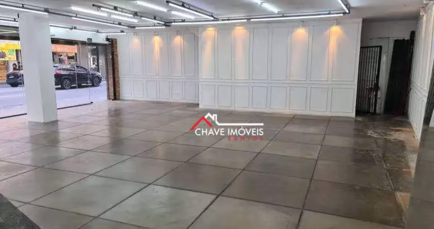 Loja comercial no coração do gonzaga para alugar, 414² por r$ 55.000/mês - gonzaga - santos/sp