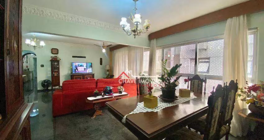 Apartamento com 4 dormitórios à venda, 145 m² por r$ 1.384.000,00 - aparecida - santos/sp