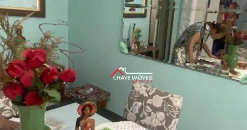 Apartamento com 2 dormitórios à venda, 65 m² por r$ 425.000,00 - aparecida - santos/sp