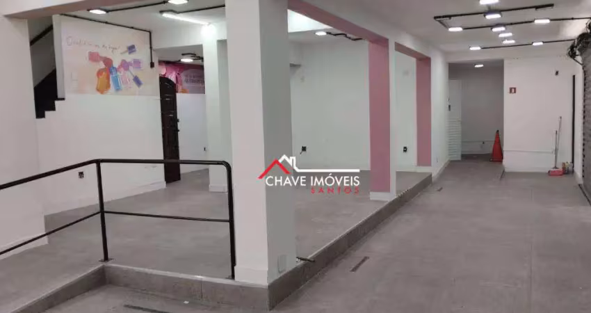 Sobrado com 1 dormitório para alugar, 146 m² por r$ 9.800,02/mês - marapé - santos/sp