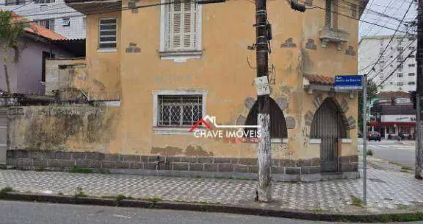 Casa com 2 dormitórios à venda, 123 m² por r$ 640.000,00 - marapé - santos/sp