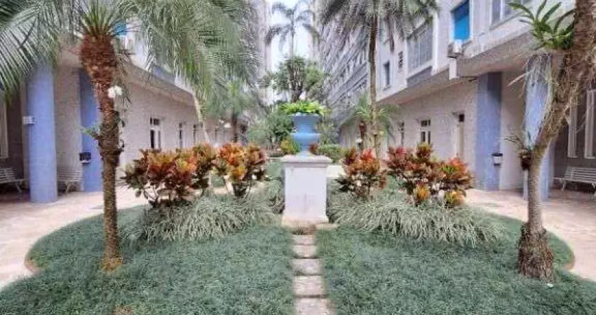 Kitnet com 1 dormitório à venda, 28 m² por r$ 280.000,00 - aparecida - santos/sp