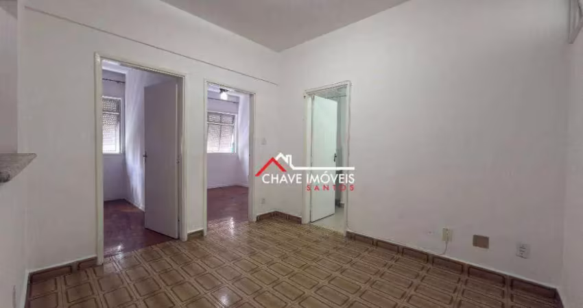 Apartamento com 2 dormitórios para alugar, 58 m² por r$ 2.800,02/mês - josé menino - santos/sp